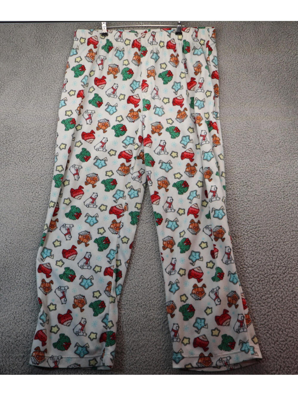 Christmas Plush Print Sleep Pajama Pants Men XL Wondershop
